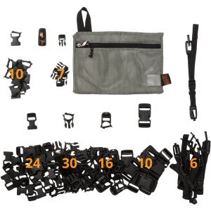 Engine / IA Buckle Repair Kit - Crew - Black